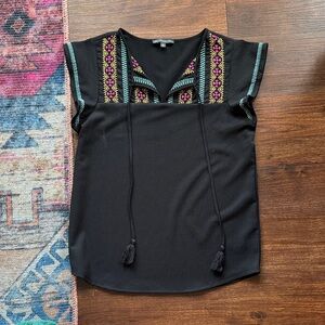 ADRIANNA PAPELL - black blouse